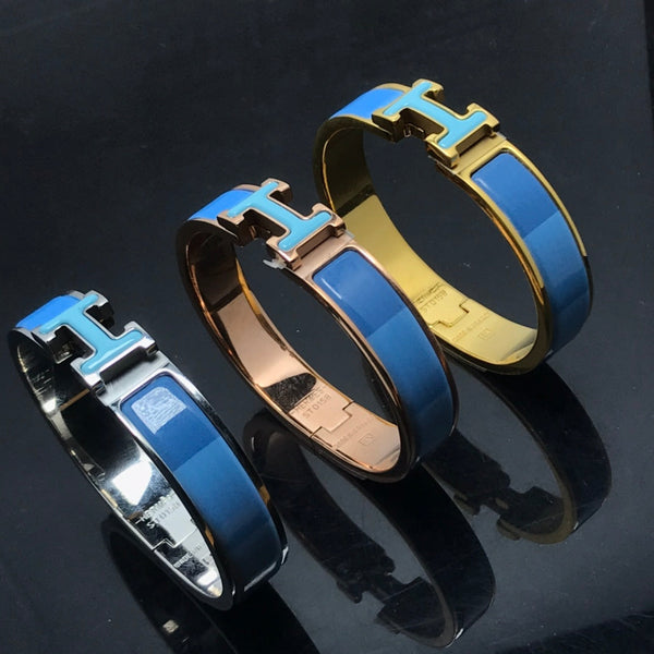 ˇShiny JewelryˇH BRACELET BLUE RAINBOW CERAMIC