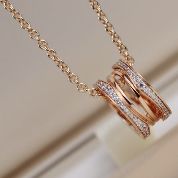 ˇShiny JewelryˇZERO 1 PINK GOLD NECKLACE