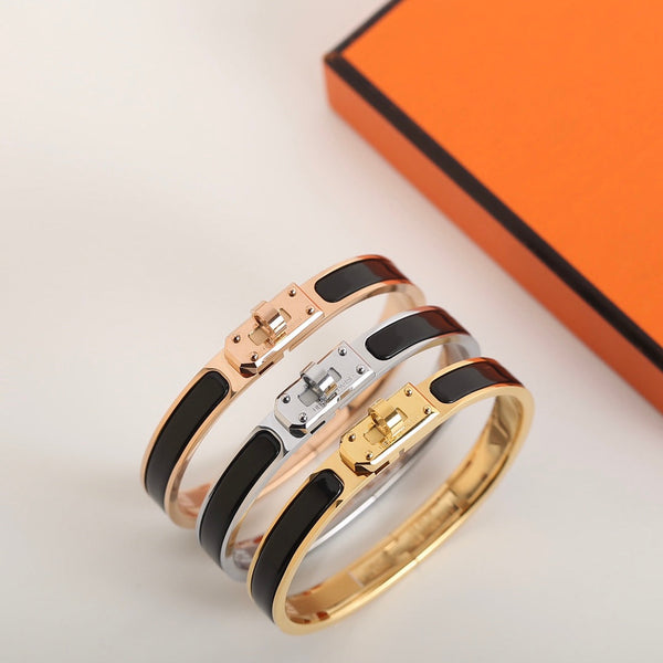 ˇShiny JewelryˇHM KELLY BLACK BRACELET