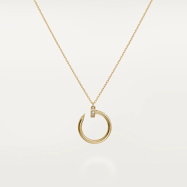 ˇShiny JewelryˇJUSTE NECKLACE GOLD