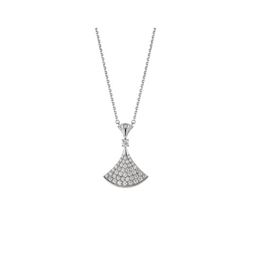 ˇShiny JewelryˇDREAM NECKLACE SILVER FULL DIAMOND