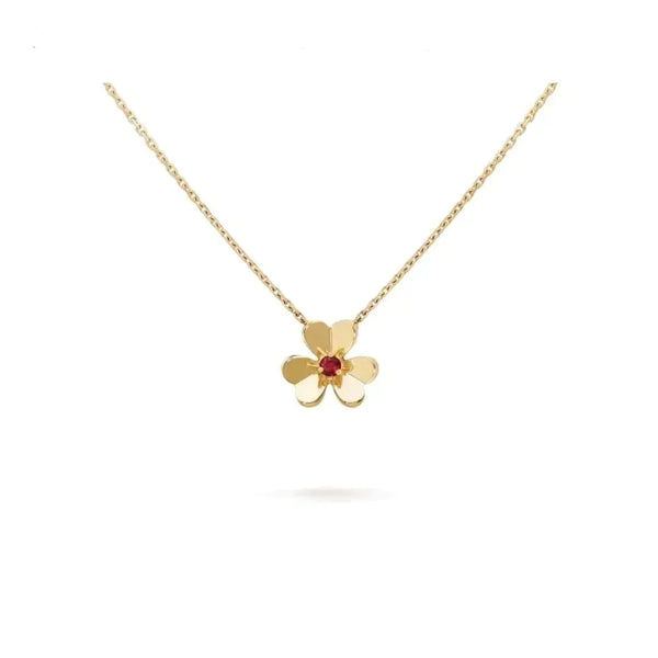 ˇShiny JewelryˇFRIVOLE GOLD FLOWER NECKLACE
