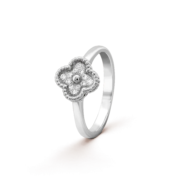 ˇShiny JewelryˇCLOVER DIAMOND RING