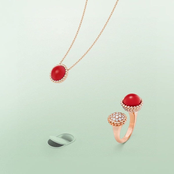 ˇShiny JewelryˇPERLEE COULEURS DIAMOND ROSE GOLD BETWEEN THE FINGER RING