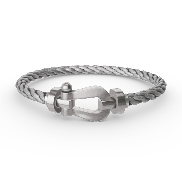 ˇShiny JewelryˇFORCE LARGE HORSESHOE NO DIAMOND BRACELET SILVER