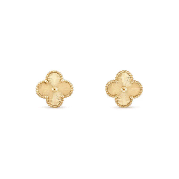 ˇShiny JewelryˇCLOVER MEDIUM 1 MOTIFS LASER EARRINGS